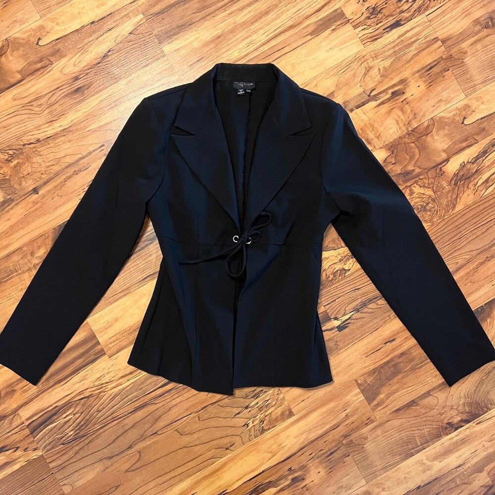 Womens My Michelle Black Dress Jacket Blazer Size 5/6